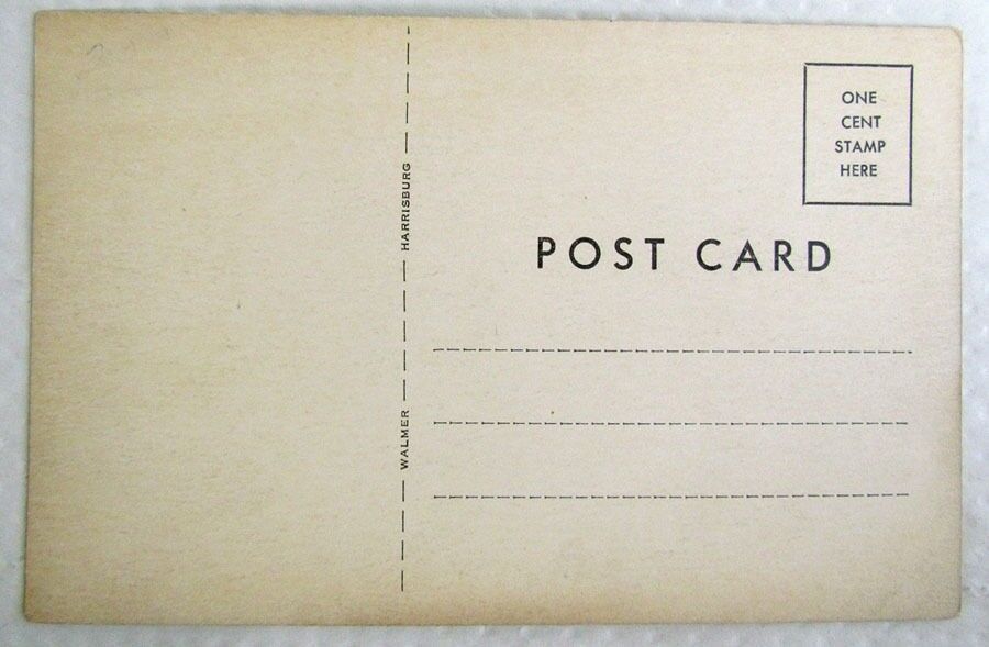 ANTIQUE POSTCARD GRAND LODGE & GARDENS MASONIC HOMES ELIZABETHTOWN PA