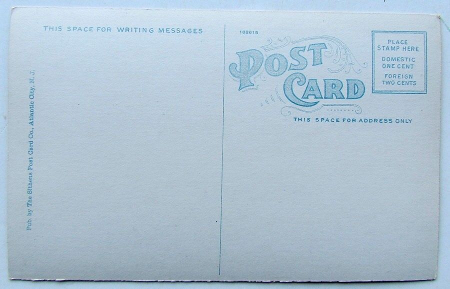 VINTAGE POSTCARD VIEW OF LEAGUE ISLAND ships PHILADELPHIA PA