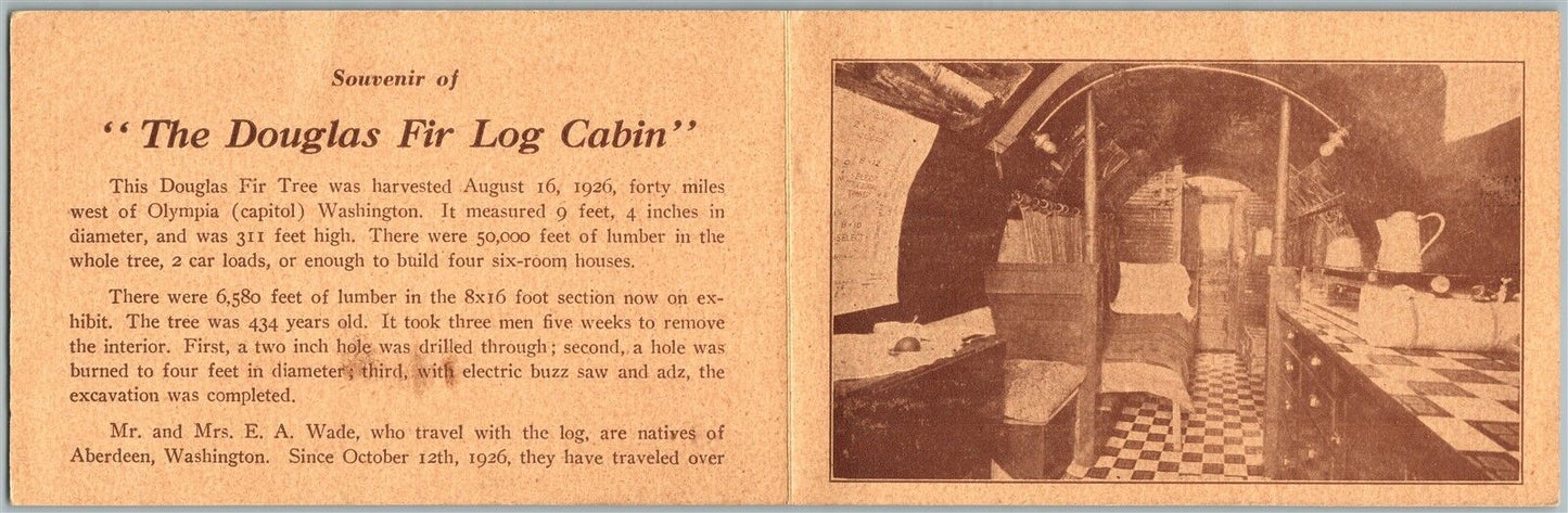 BUCKS CO. PA RETAIL LUMBER DEALERS DOUGLAS FIR ADVERTISING VINTAGE DOUBLE CARD