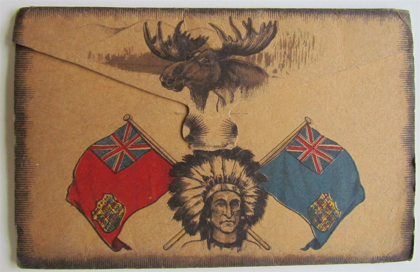 NIAGARA CANADA ANTIQUE POSTCARD FOLDER booklet