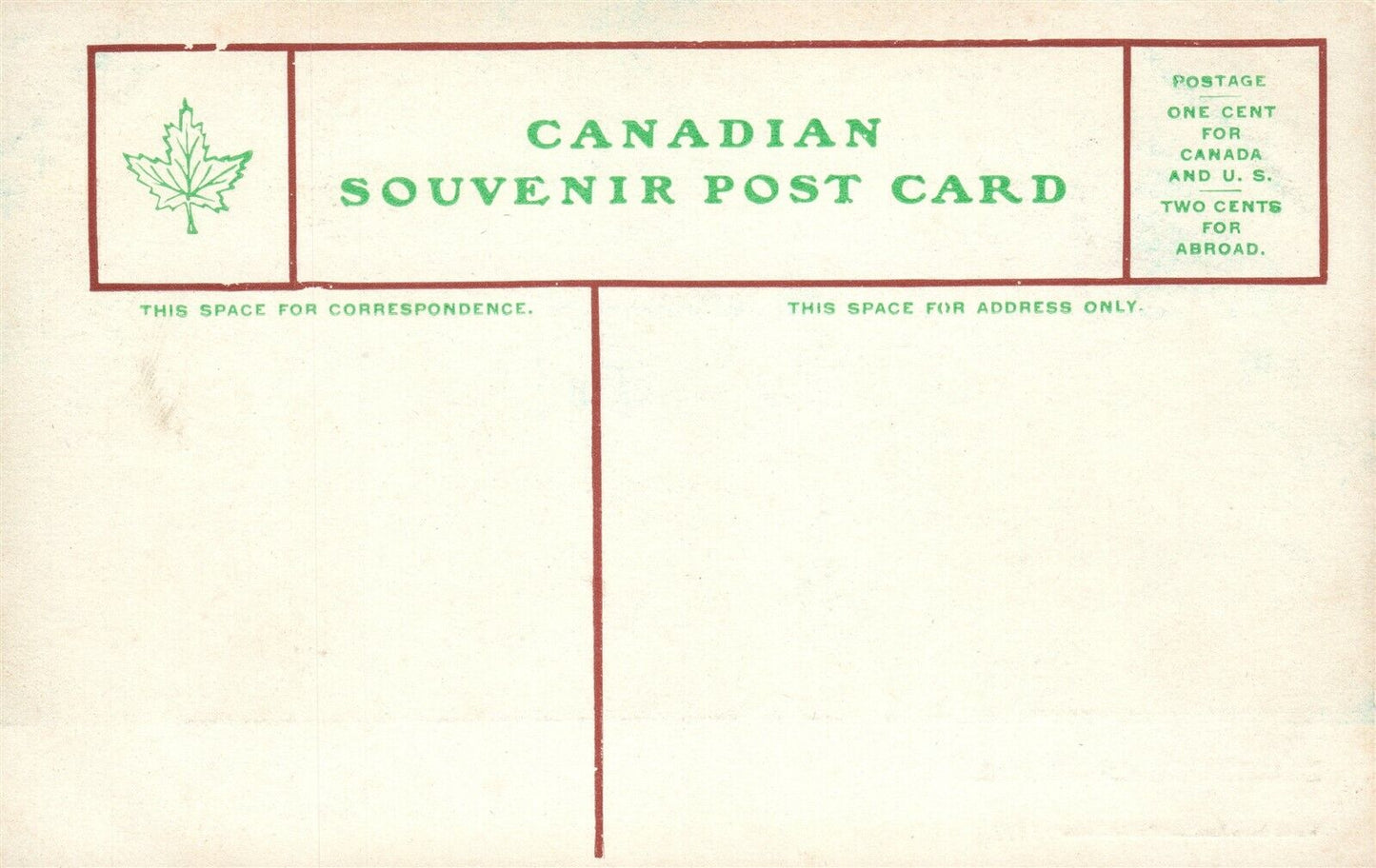 BADDECK C.B. CANADA ANTIQUE POSTCARD