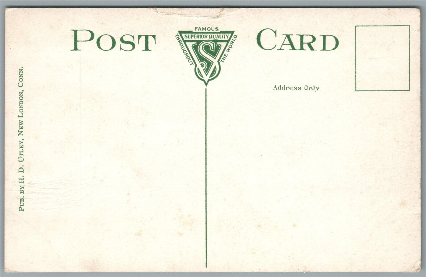 NEW LONDON CT THE PARADE ANTIQUE POSTCARD