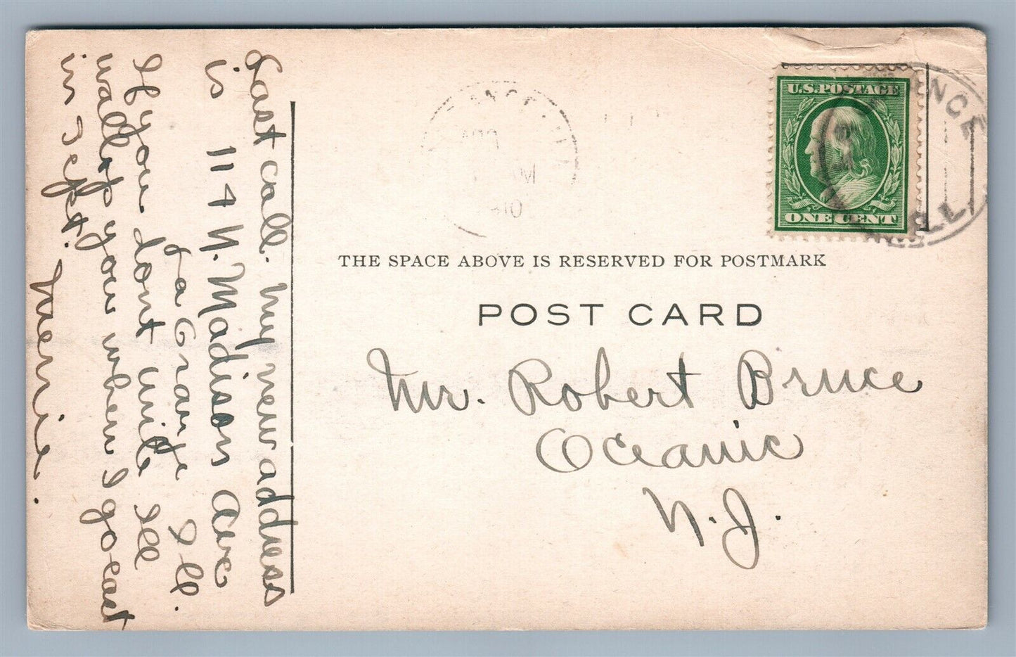 LA GRANGE IL TOWN HALL & SUBURBAN CLUB ANTIQUE POSTCARD