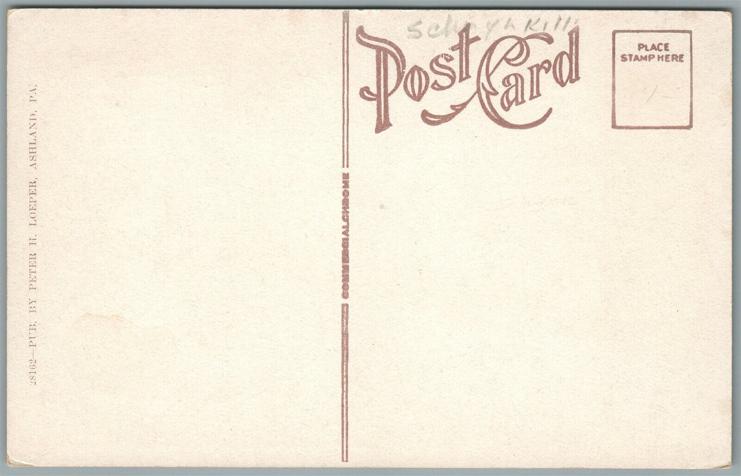 FRACKVILLE PA NICE STREET ANTIQUE POSTCARD