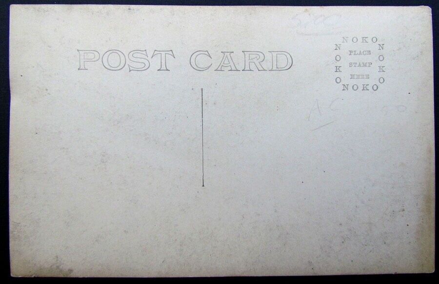RPPC VINTAGE PHOTO POSTCARD - REPAIRING R.R. TRACKS AFTER FLOOD railroad railway