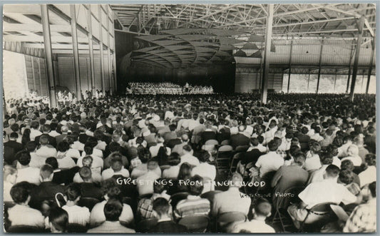 TANGLEWOOD NH GREETINGS VINTAGE REAL PHOTO POSTCARD RPPC