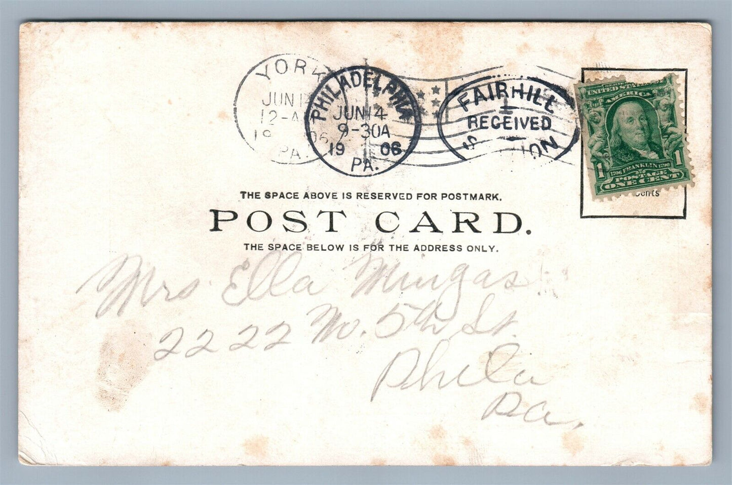 WWI A LINE FOR MESS ANTIQUE POSTCARD