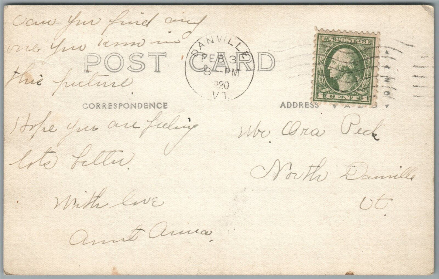 DANVILLE VT PICNIC SCENE 1920 ANTIQUE REAL PHOTO POSTCARD RPPC