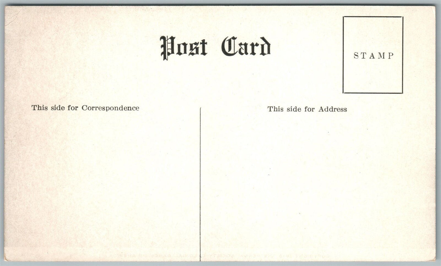 PHILADELPHIA PA PENNA SOCIETY COLONIAL DAMES OF AMERICA 1918 ANTIQUE POSTCARD