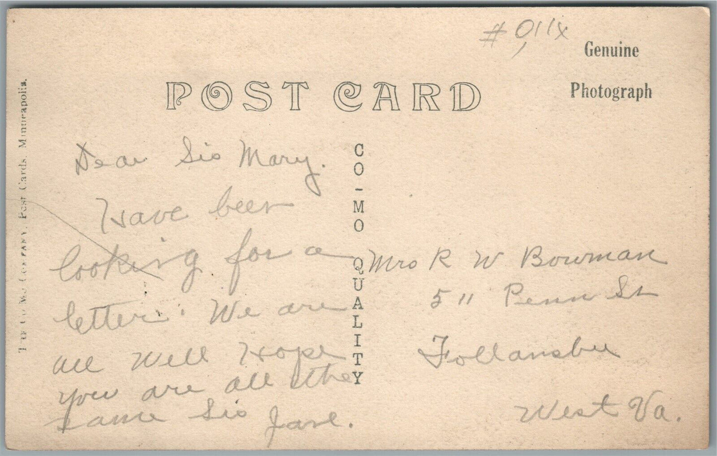 MILACA MN STREET SCENE ANTIQUE REAL PHOTO POSTCARD RPPC