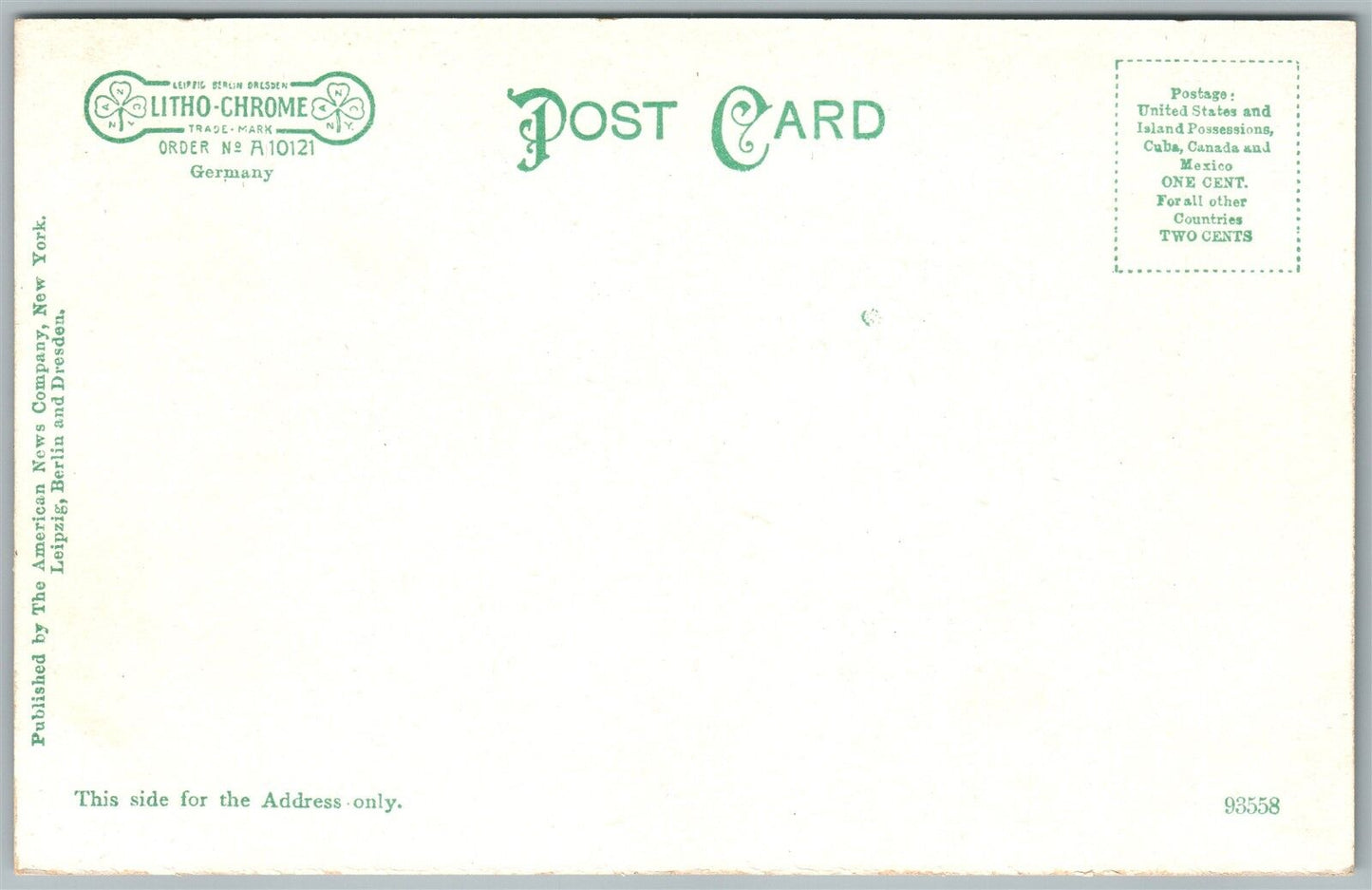 CHADDSFORD PA LAFAYETTE'S HEADQUARTERS ANTIQUE POSTCARD