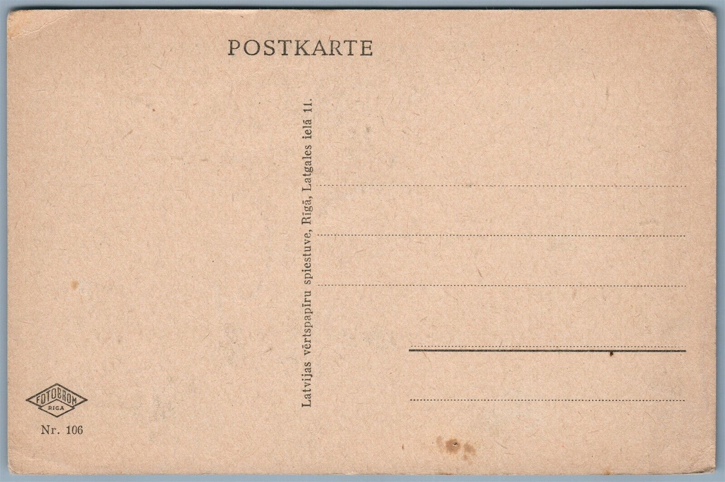 MADONA LATVIA SKATS UZ LAZDONAS BAZNICU ANTIQUE POSTCARD