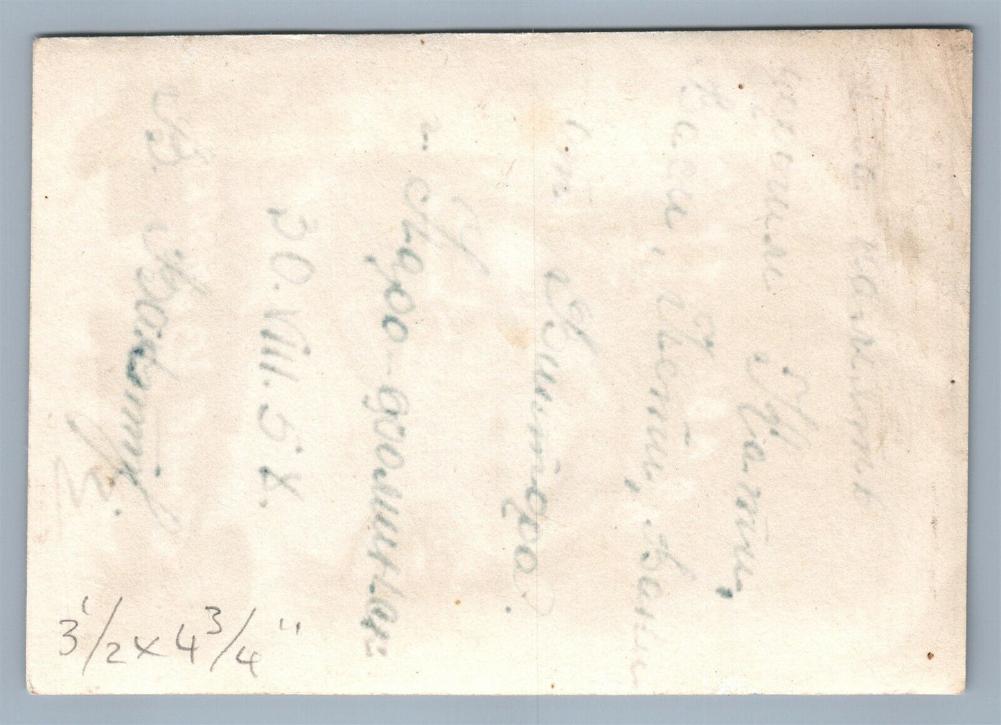 RUSSIAN SOLDIER GREETING FROM MOSCOW VINTAGE REAL PHOTO RPPC Kremlin Tower