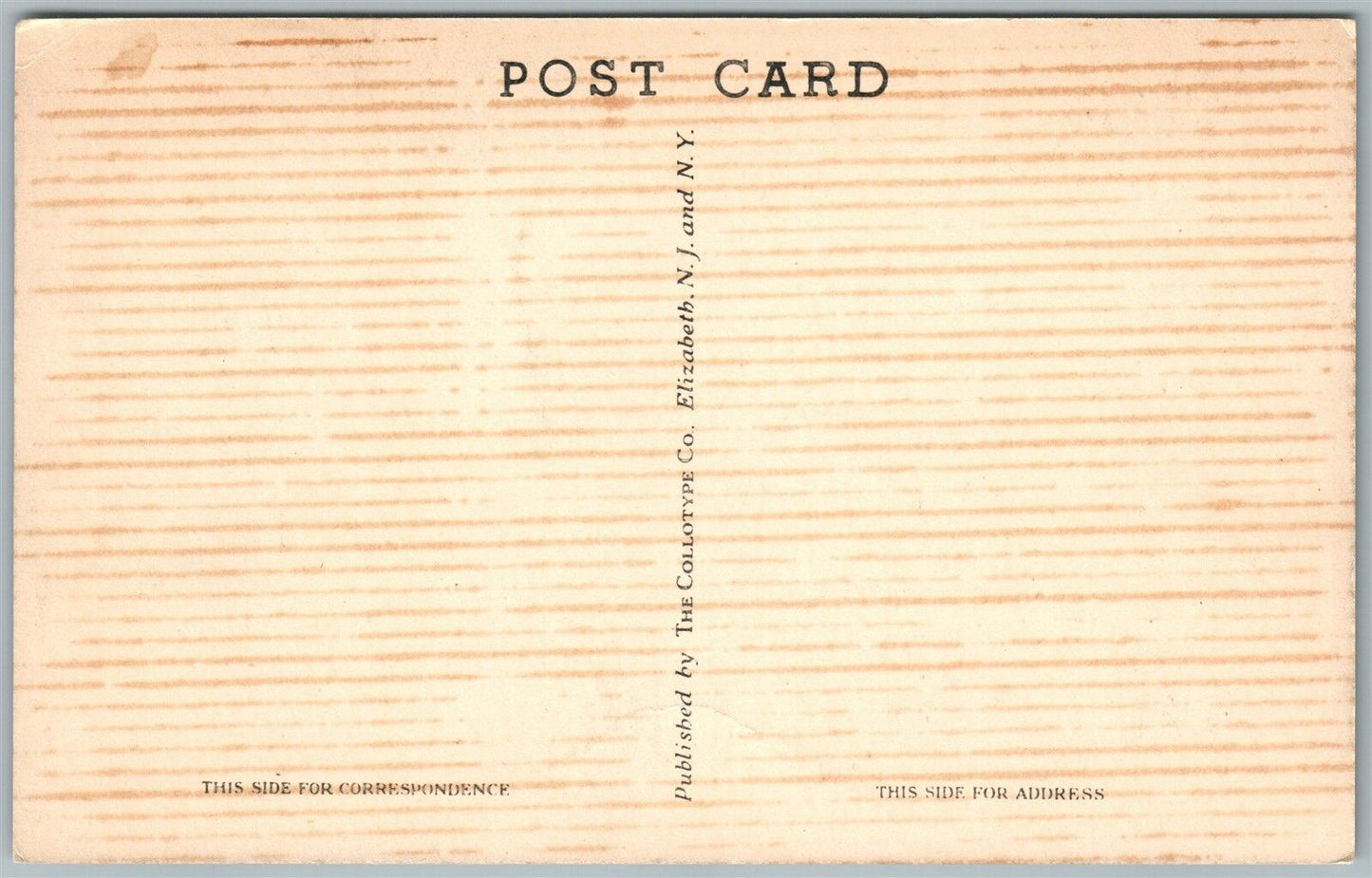 WASHINGTON NJ POST OFFICE VINTAGE POSTCARD