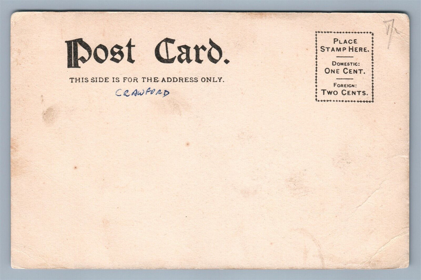 CAMBRIDGE SPRINGS PA MAIN STREET ANTIQUE POSTCARD