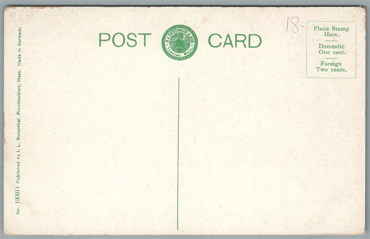 PROVINCETOWN MA CAPE COD COMMERCIAL STREET THE TURN ANTIQUE POSTCARD