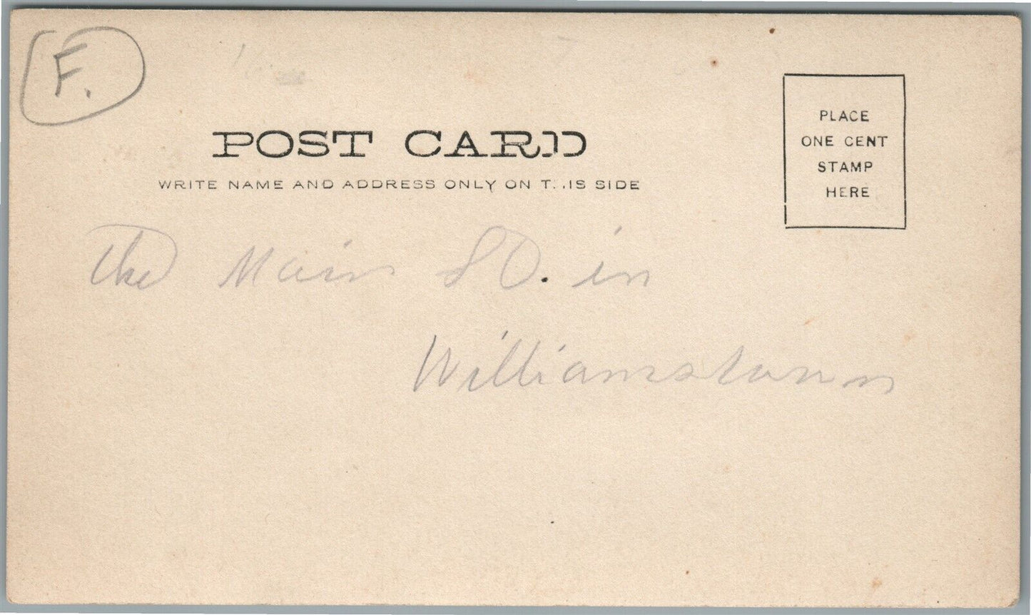 WILLIAMSTOWN VT C.M.SEAVER CO. ANTIQUE REAL PHOTO POSTCARD RPPC