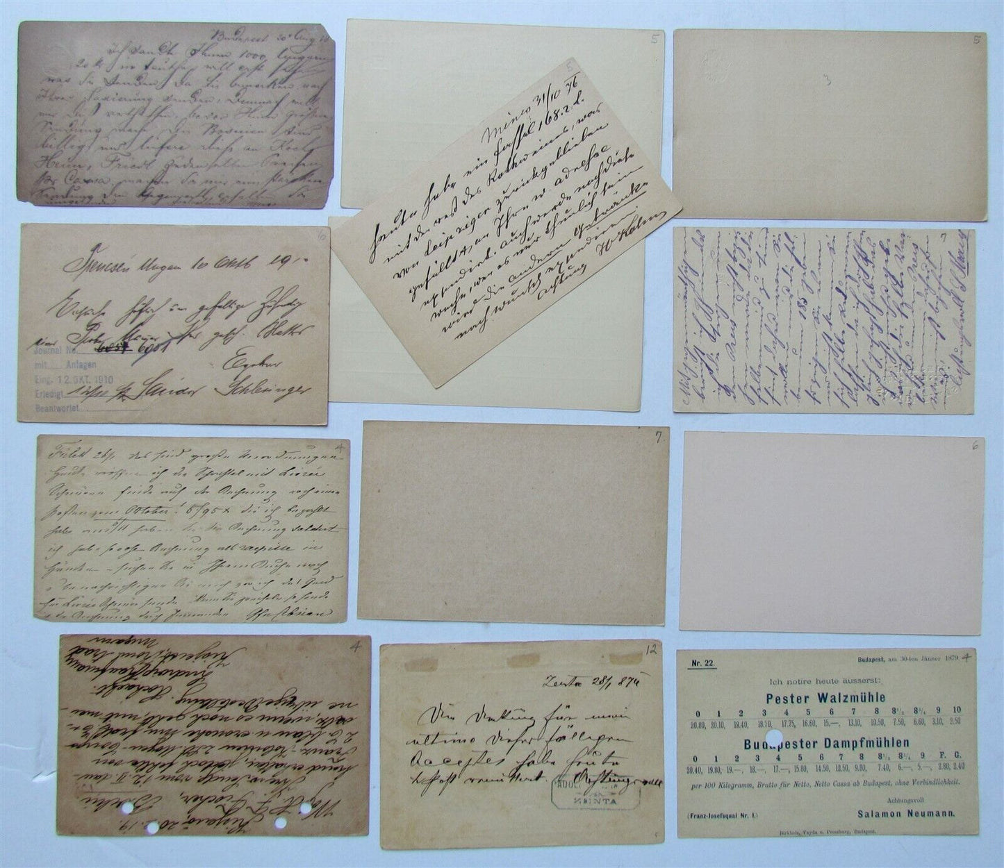 HUNGARY lot of 13 ANTIQUE POSTCARDS