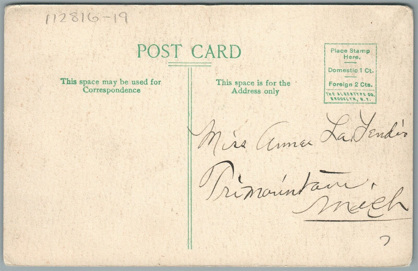 EL PASO TX RAILROAD STATION RAILWAY TRAIN DEPOT ANTIQUE POSTCARD