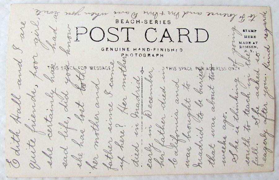 RPPC CONGREGATIONAL CHURCH NORWOOD N.Y. VINTAGE REAL PHOTO POSTCARD