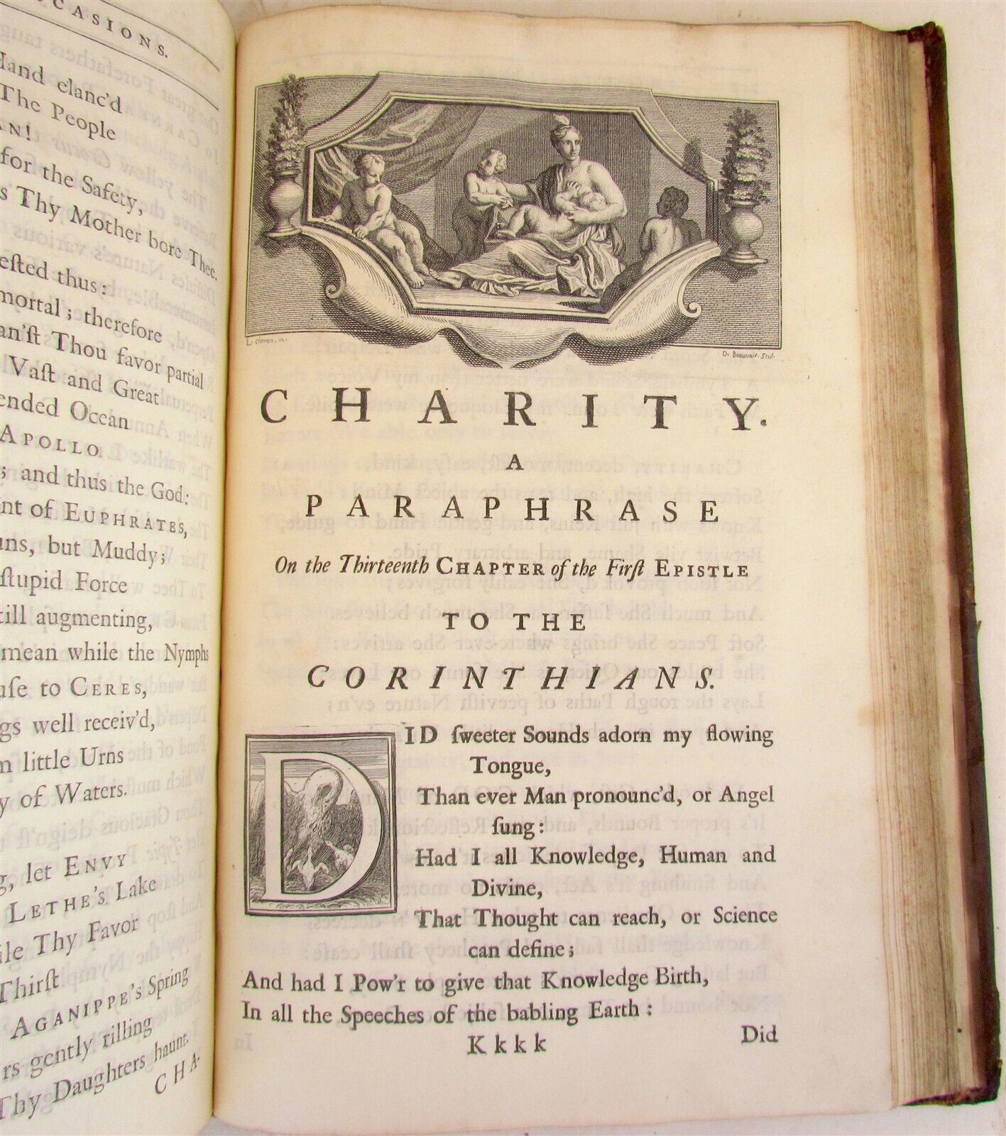 1718 POEMS on SEVERAL OCCASIONS antique FOLIIO by Matthew Prior in ENGLISH