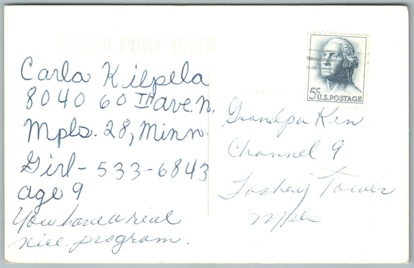 EXAGGERATED GRASSHOPPER FIGHT VINTAGE REAL PHOTO POSTCARD RPPC