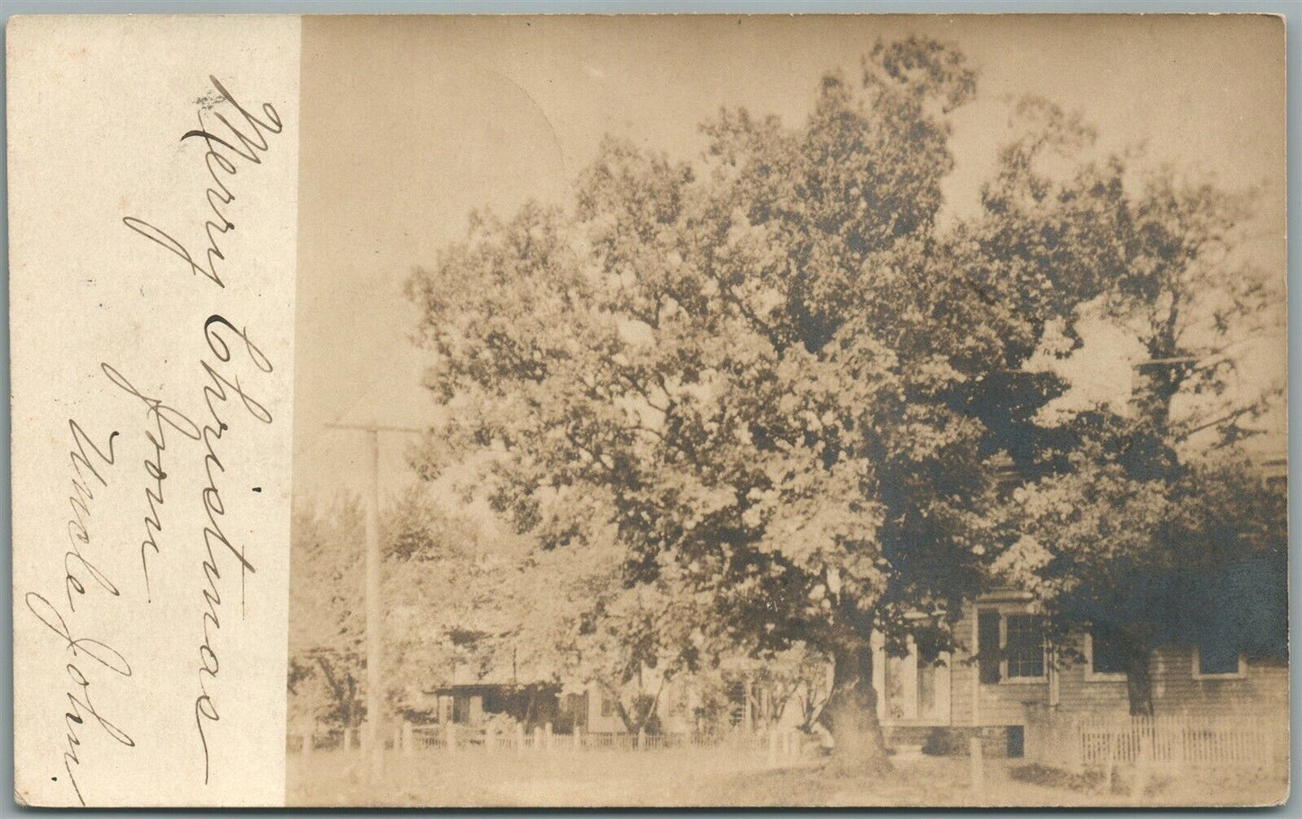 STOCKTON NJ STREET SCENE 1905 ANTIQUE REAL PHOTO POSTCARD RPPC