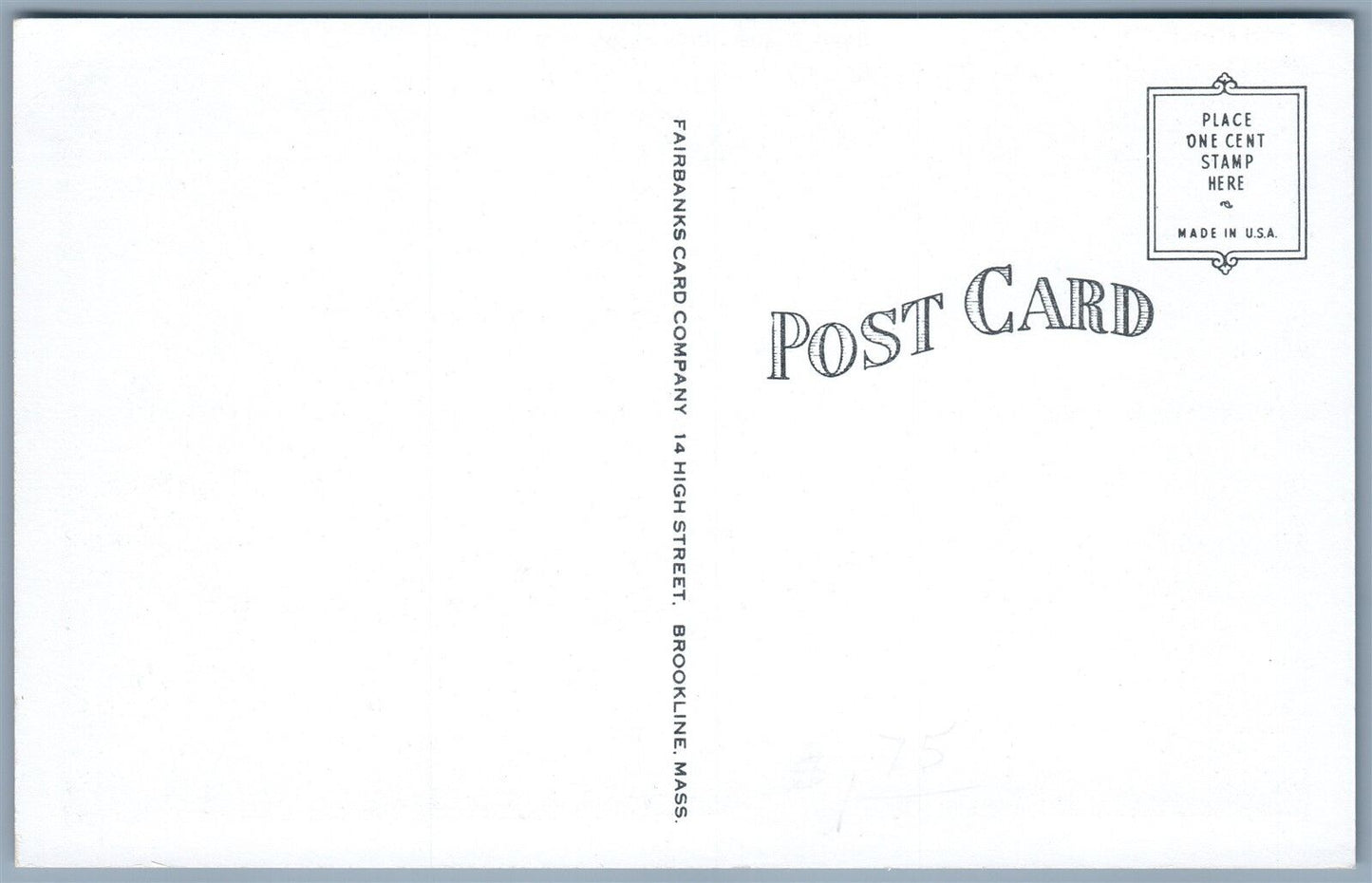 COHOCTON NY ROAD SCENE VINTAGE POSTCARD