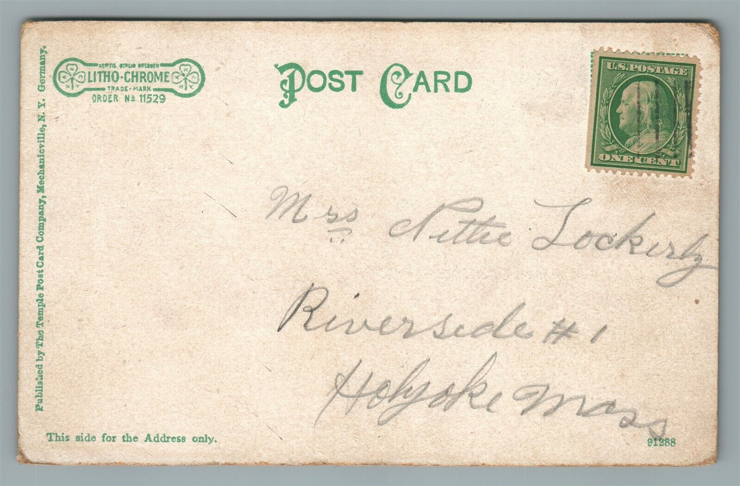 MECHANICVILLE NY WEST VIRGINIA PULP & PAPER MILL ANTIQUE POSTCARD