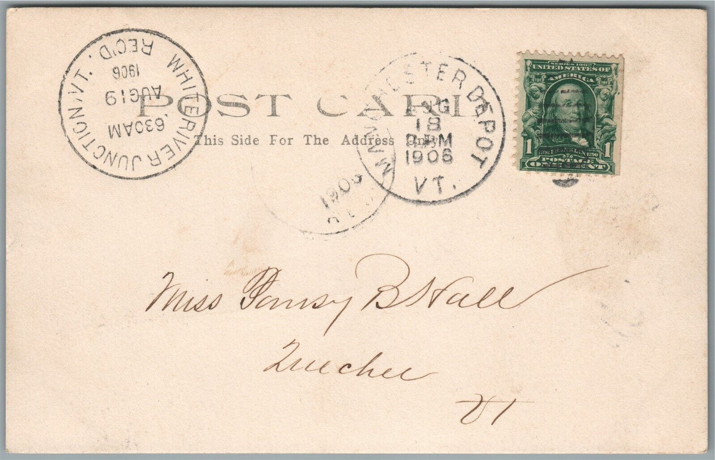 EMERALD LAKE VT ANTIQUE REAL PHOTO POSTCARD RPPC