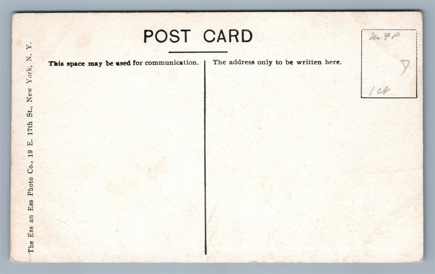 BELVIDERE NJ DELAWARE RIVER ABOVE BRIDGE ANTIQUE POSTCARD