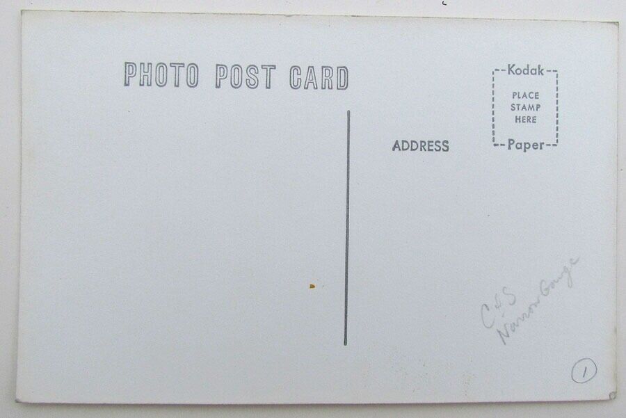 RPPC VINTAGE PHOTO POSTCARD HIGH BRIDGE GEORGETOWN LOOP CO 1926 railroad train