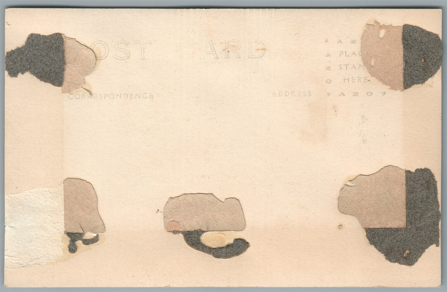 FT. EUSTIS VA 10 INCH GUNS on RAILWAY PLATFORM ANTIQUE REAL PHOTO POSTCARD RPPC