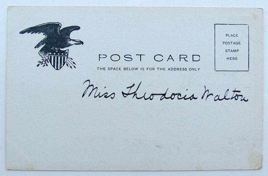 VINTAGE UNDIVIDED POSTCARD MARKET STREET HARRISBURG PA