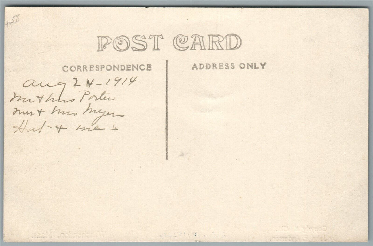 WINCHENDON MA TOY TOWN TAVERN ANTIQUE REAL PHOTO POSTCARD RPPC