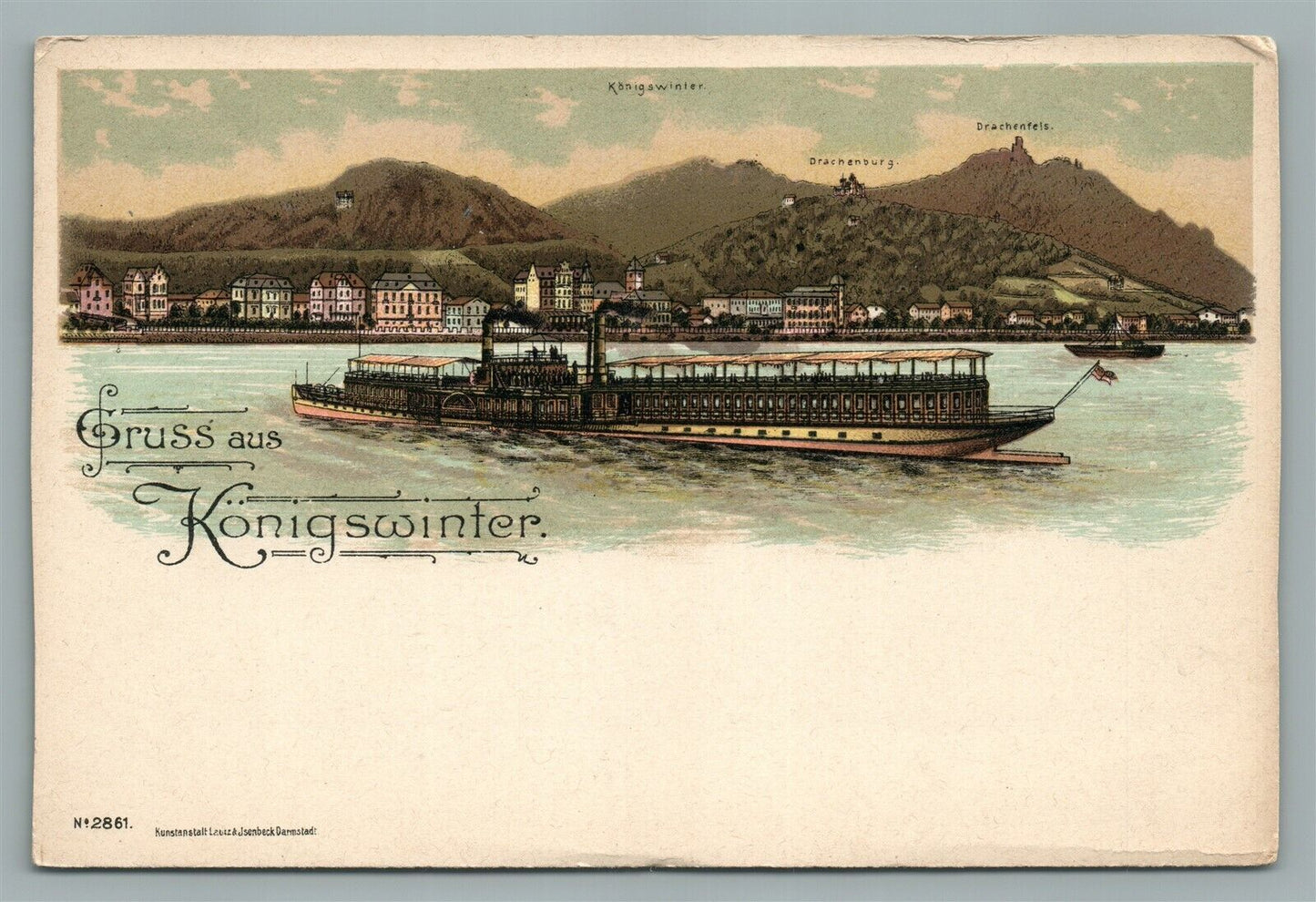 GERMANY KONIGSWINTER ANTIQUE POSTCARD