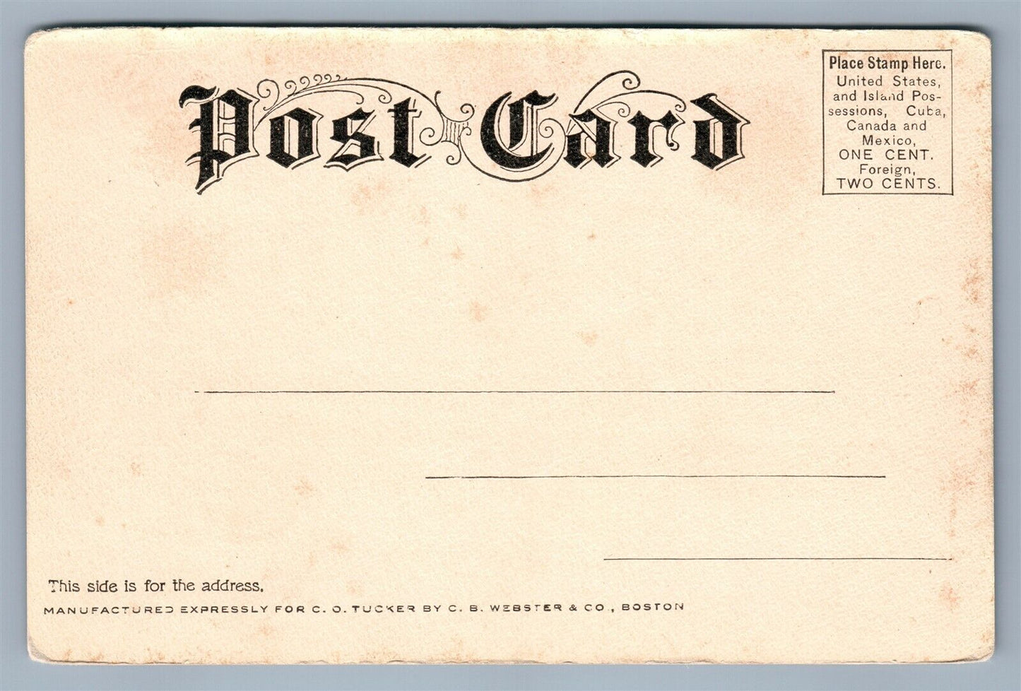 ALTON NH BIRD'S EYE VIEW OF VILLAGE UNDIVIDED ANTIQUE POSTCARD