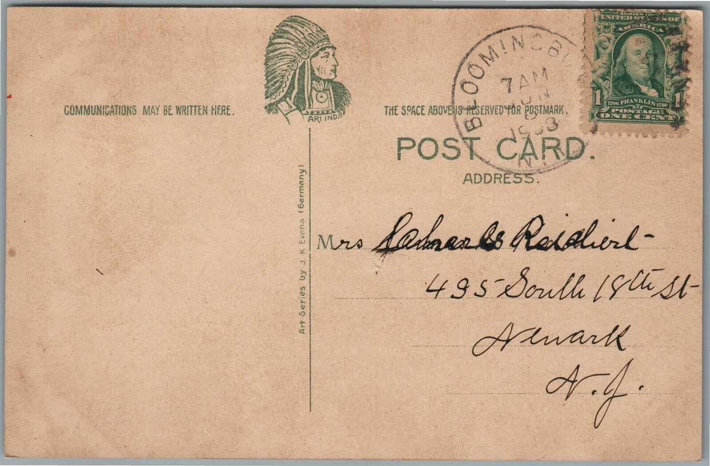 BLOOMINGBURG NY OLD MILL ANTIQUE POSTCARD