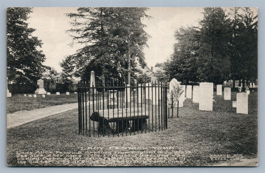 SAYBROOK POINT CT CYPRESS CEMETERY ANTIQUE POSTCARD