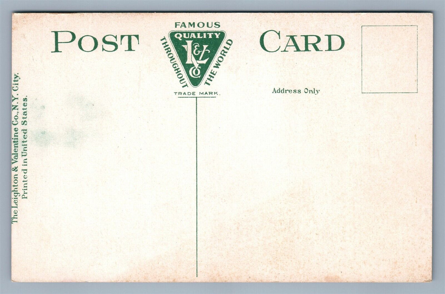 NEW YORK NY WALL STREET CURB BROKERS ANTIQUE POSTCARD