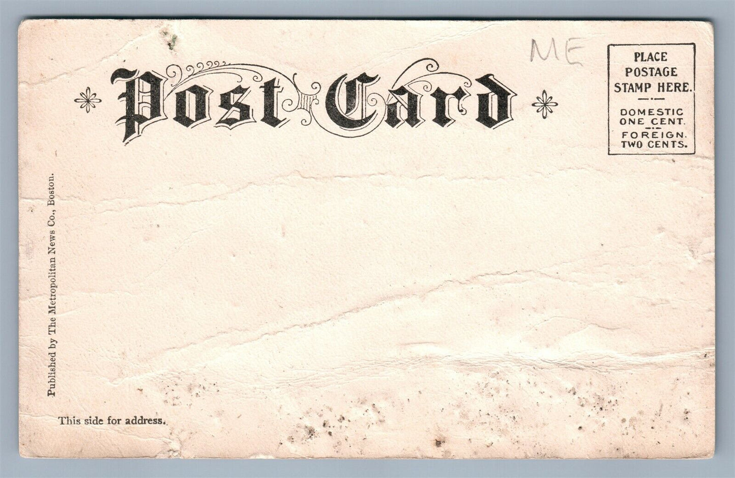 BAR HARBOR ME HORSE SHOW ANTIQUE POSTCARD