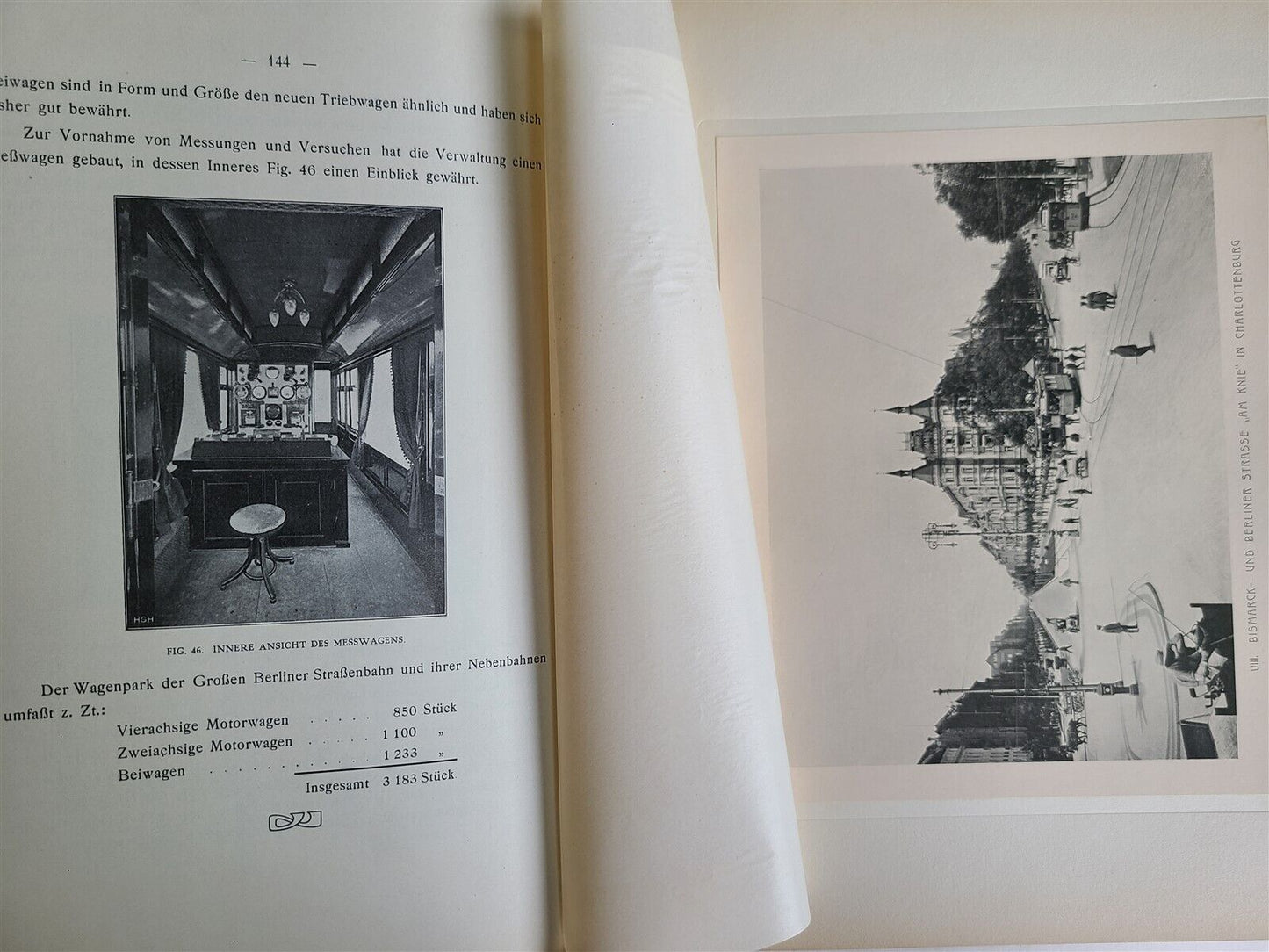 1911 DIE GROSSE BERLINER STRASSENBAHN UND NEBENBAHNEN antique PHOTO ILLUSTRATED