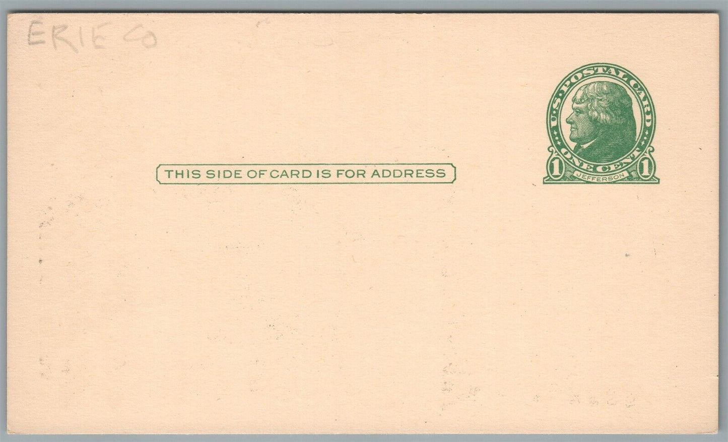SPRINGVILLE NY SIMON BROS WOLVERINE PIGSKIN GLOVES ADVERTISING ANTIQUE POSTCARD