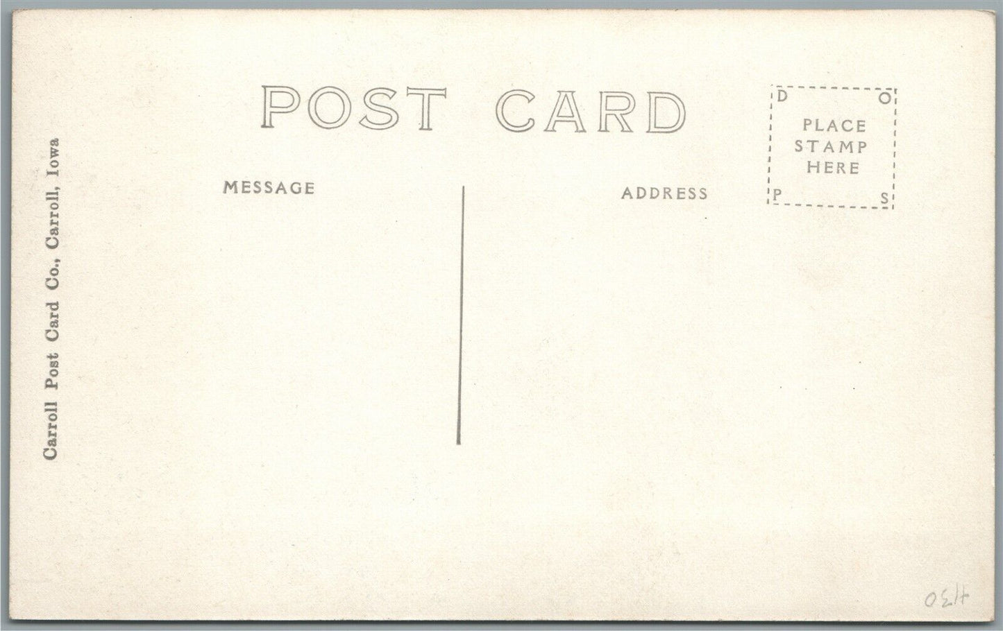 MANNING IA RESIDENCE STREET VINTAGE REAL PHOTO POSTCARD RPPC