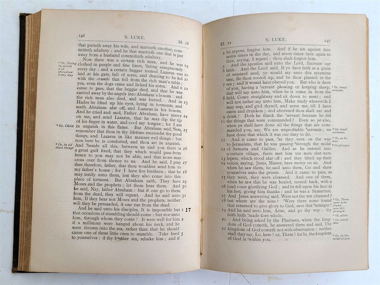 1881 BIBLE in ENGLISH antique NEW YORK AMERICANA NEW TESTAMENT