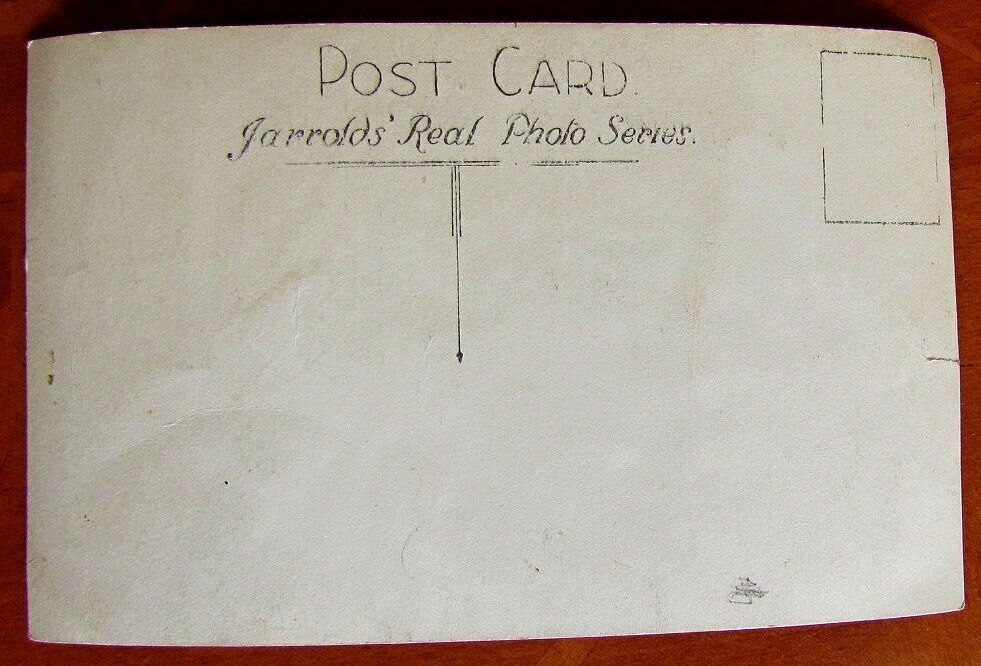 RPPC VINTAGE BRITISH PHOTO POSTCARD WILBURTON UK STREET SCENE