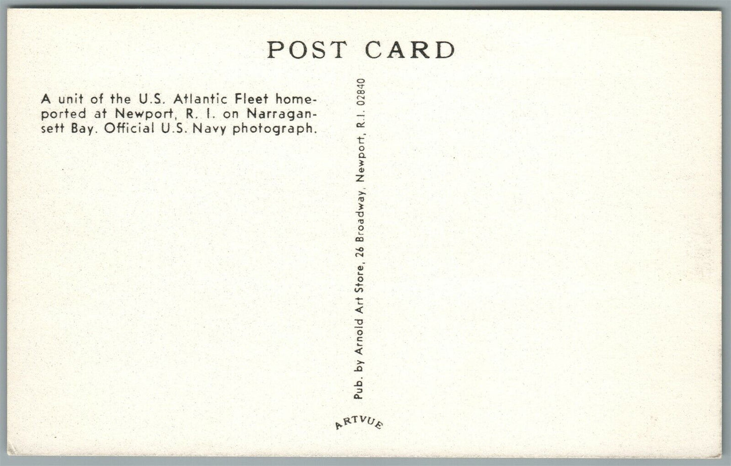 MILITARY SHIP USS WILKINSON DL-5 ANTIQUE POSTCARD