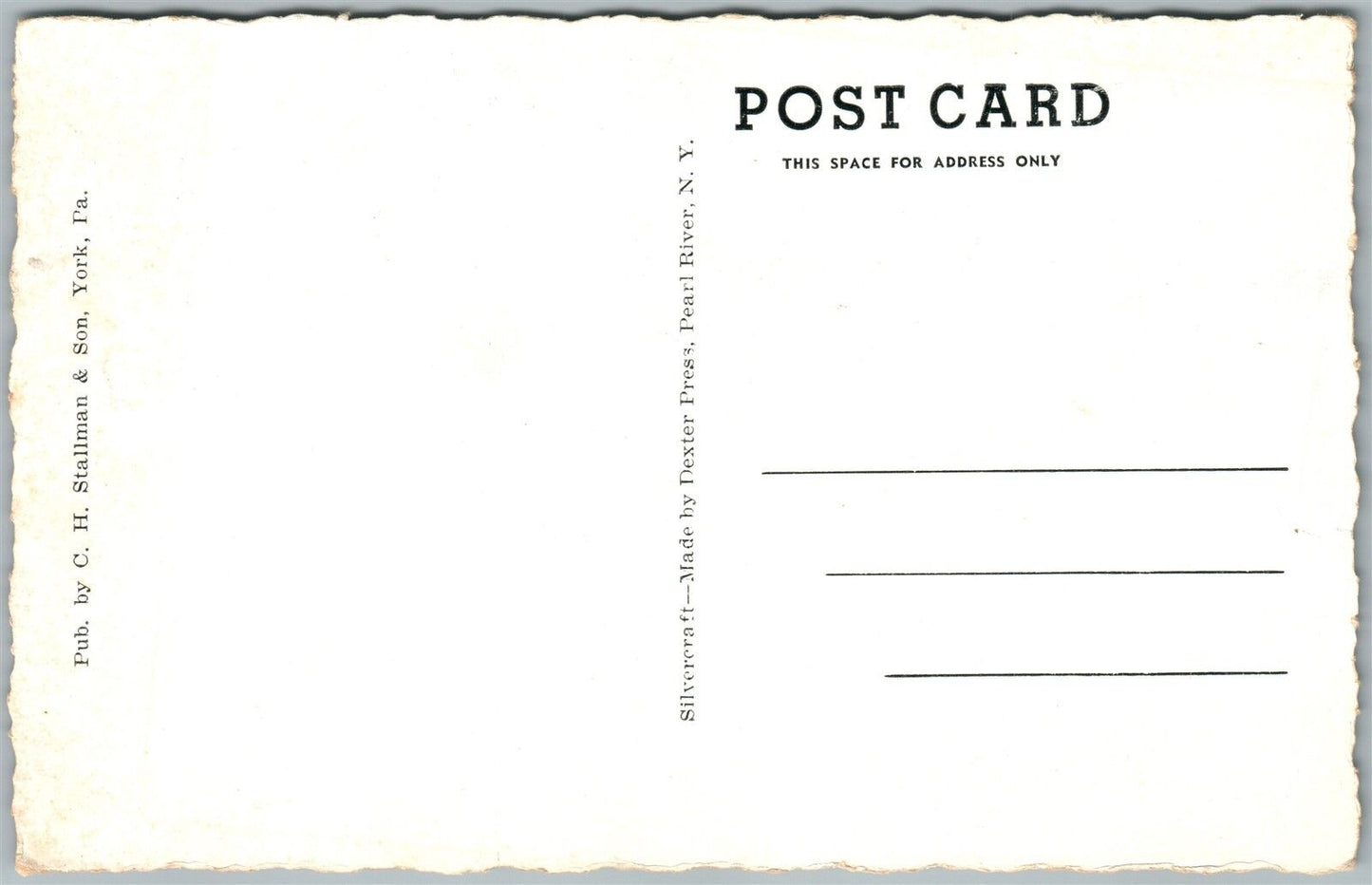 CHAMBERSBURG PA PENN HALL SCHOOL FOR GIRLS VINTAGE POSTCARD