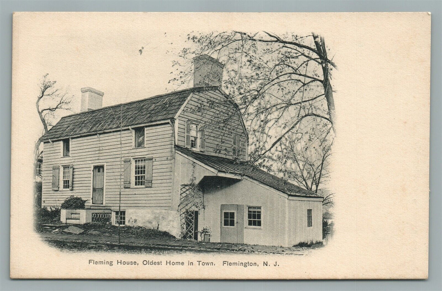 FLEMINGTON NJ FLEMING HOUSE ANTIQUE POSTCARD