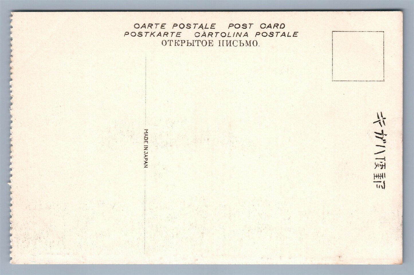 JAPAN TARUMAISAN from OJISEISHIKAISHA AT HOKKAIDO ANTIQUE Japanese POSTCARD